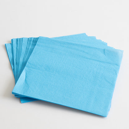 Light Blue Paper Napkins