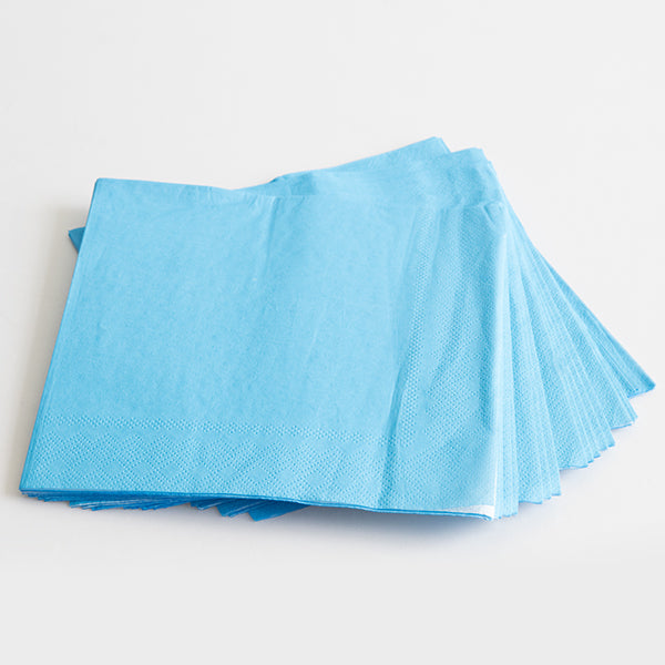 Light Blue Paper Napkins