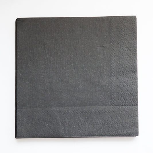 Black Paper Napkins