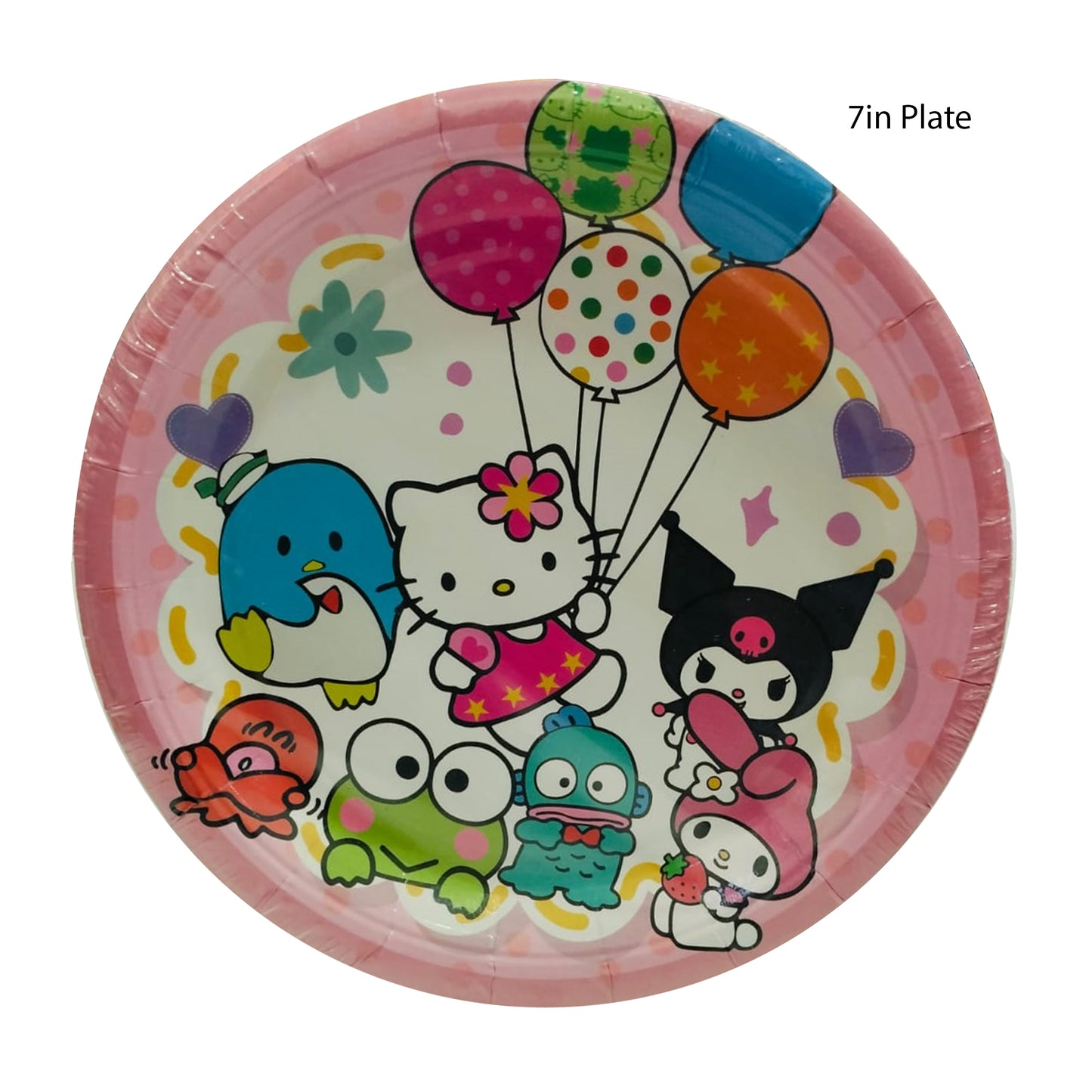 Kuromi Theme Paper Plate