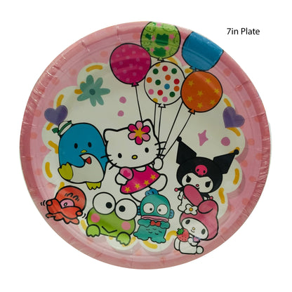 Kuromi Theme Paper Plate