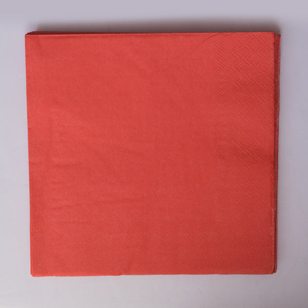 Red Paper Napkins