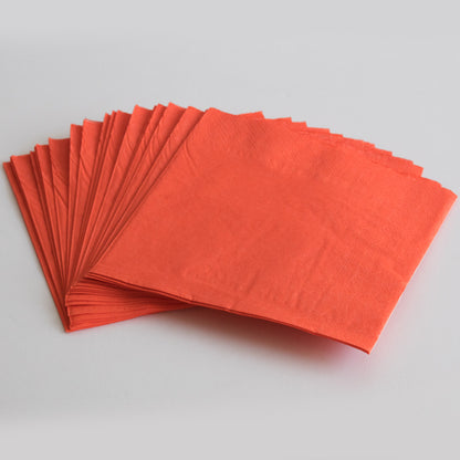 Red Paper Napkins