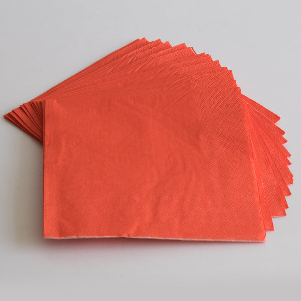 Red Paper Napkins