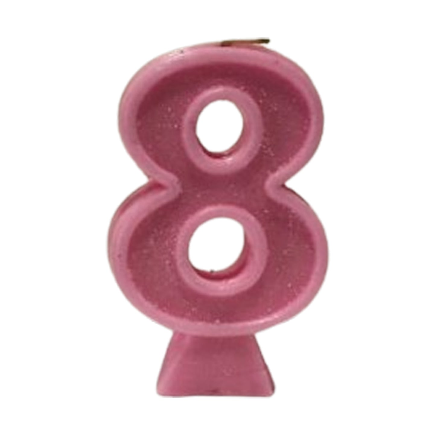 Pink Number Candle