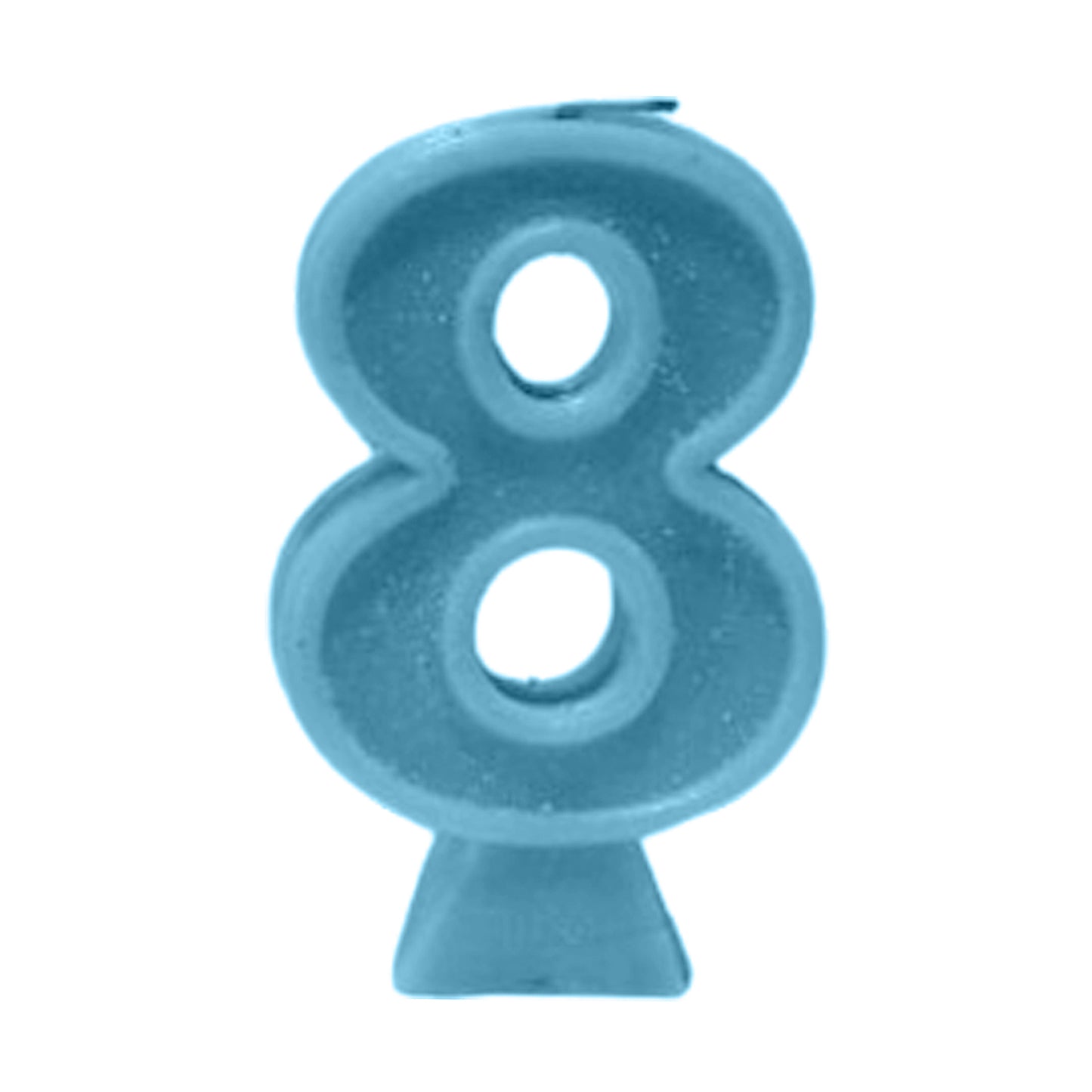 Blue Number Candle