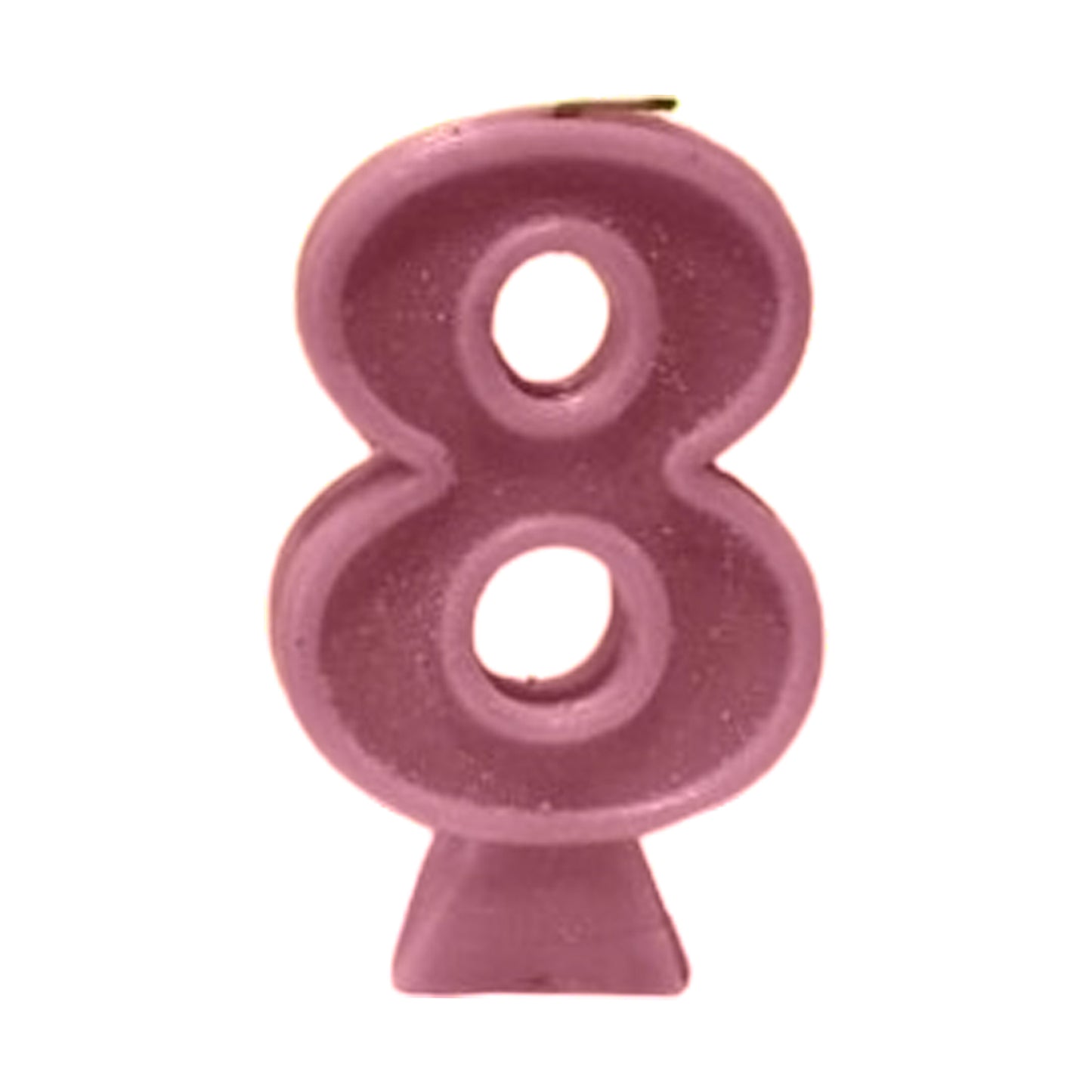 Purple Number Candle