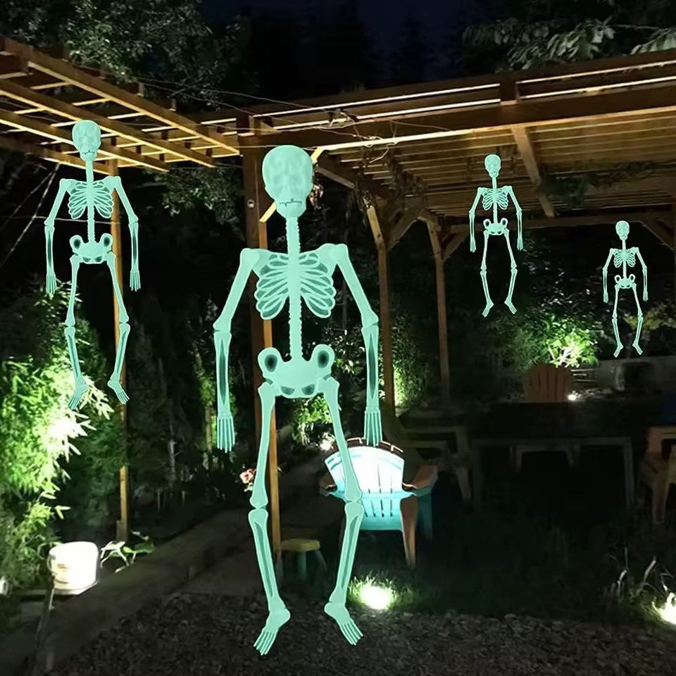 90cm Hanging Luminous Skeleton