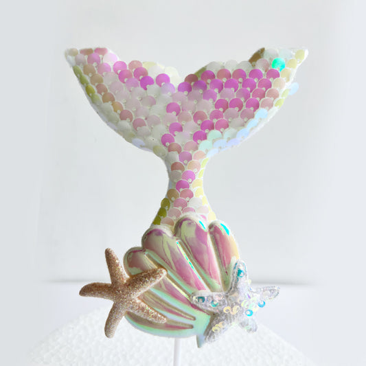 Mermaid Tail Cake Topper