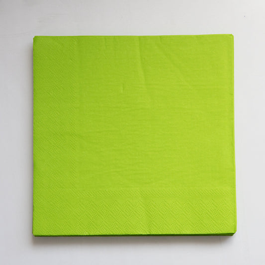 Lime Green Paper Napkins