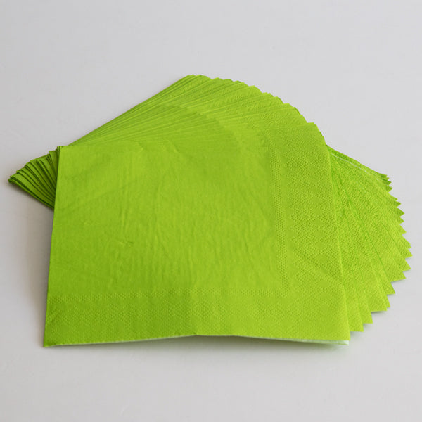 Lime Green Paper Napkins