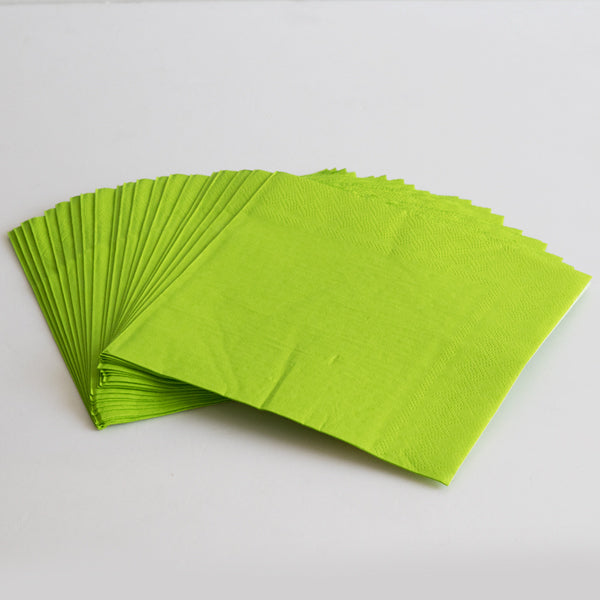 Lime Green Paper Napkins