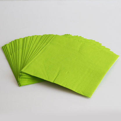 Lime Green Paper Napkins