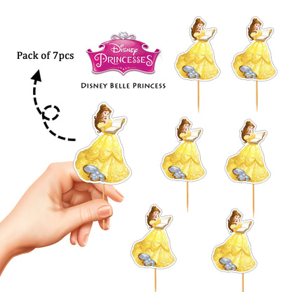 Disney Belle Princess Cup Cake Topper