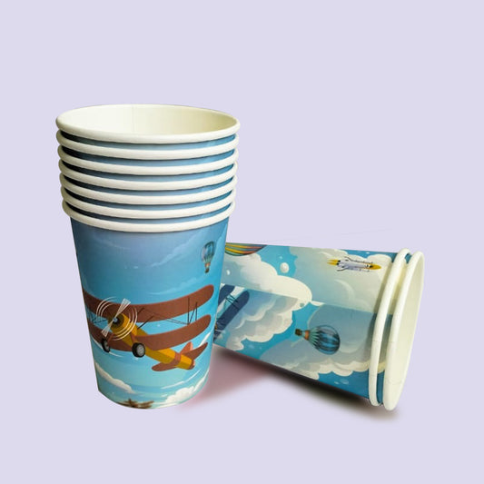 Airplane Themes Paper Cup