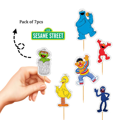 Sesame Street Cup Cake Topper