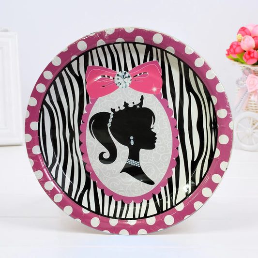 Barbie Themes Paper Plates