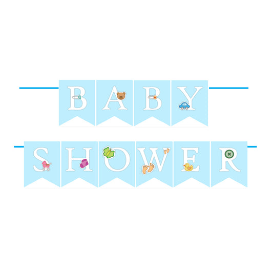 Baby Shower Banner Blue