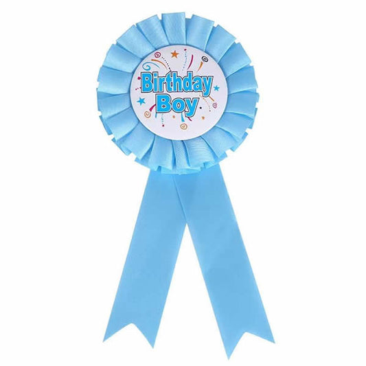 Light Blue Birthday Boy Badge