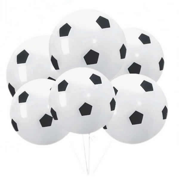 Football / Soccer Ball Latex Balloons All Over Print