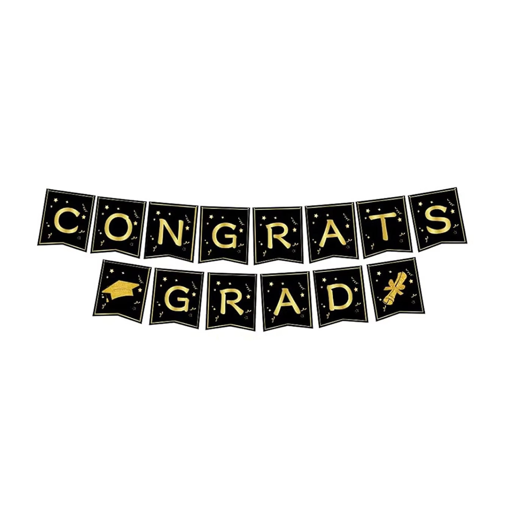 Grad Table Banner Congrats Grad Banner – Jiggles Party Store