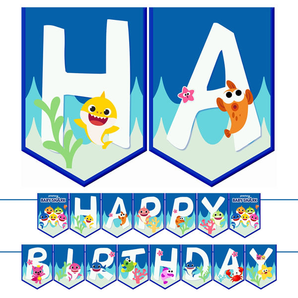 Customize Baby Shark Theme Banner