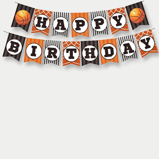 Basketball Theme Letter Banner