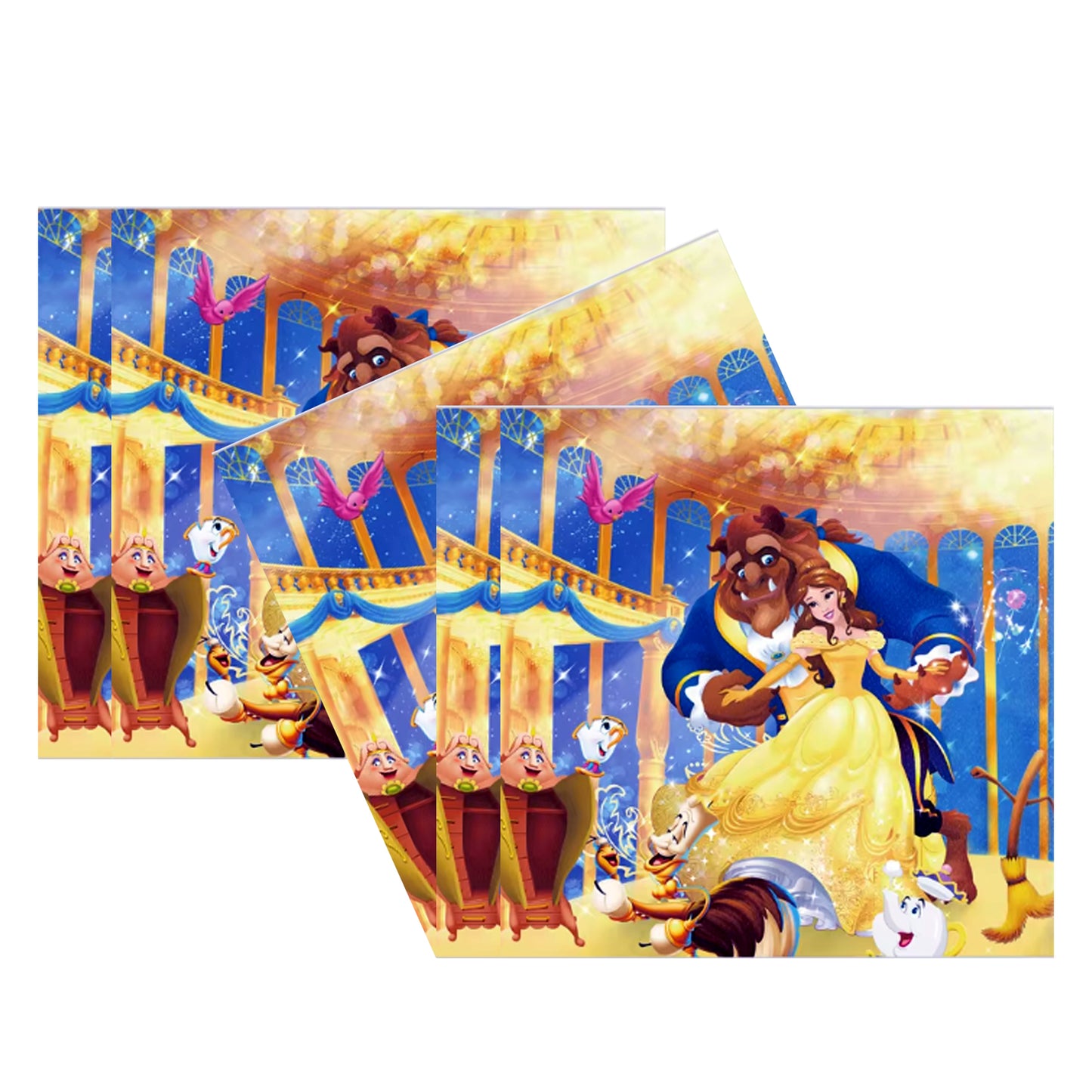 Beauty and the Beast Theme Napkins