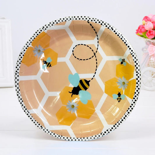 Bee Theme Paper Plate