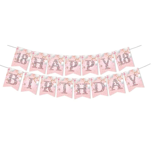 Sweet 18th Letter Banner