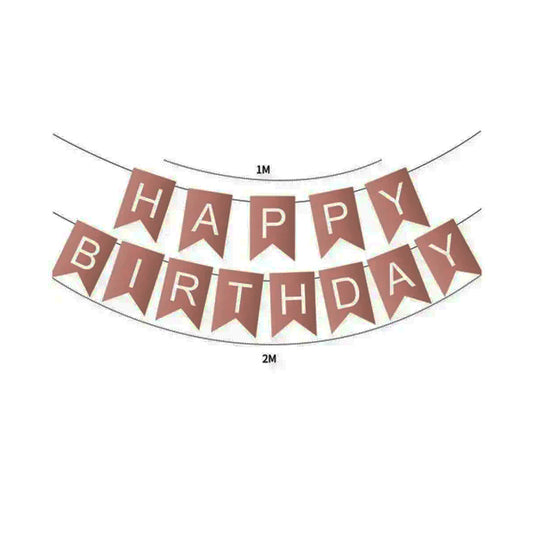 Birthday Banner Brown