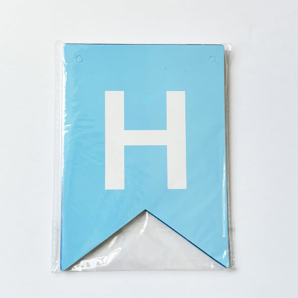 Birthday Banner Baby Blue