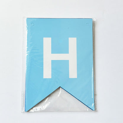 Birthday Banner Baby Blue