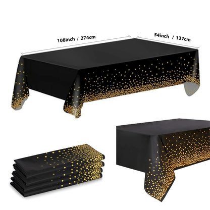 Polka Dot Plastic Table Covers