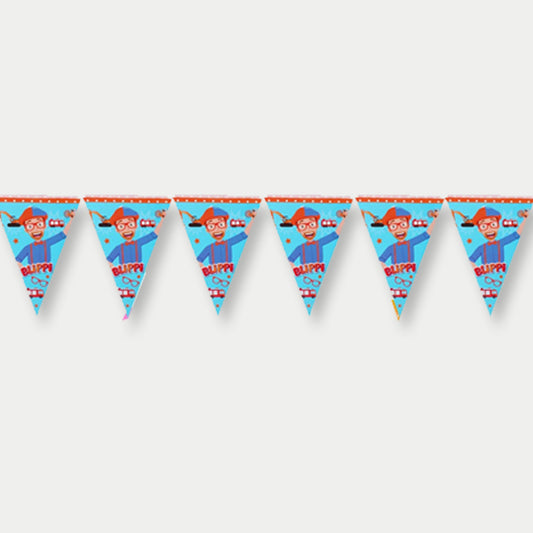 Blippi Theme Pennant Banner