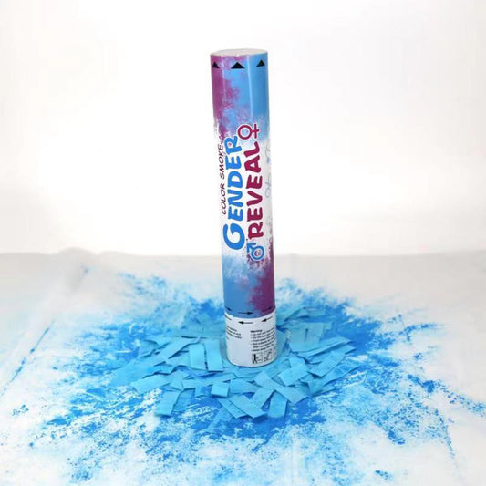 Gender Reveal Popper Blue