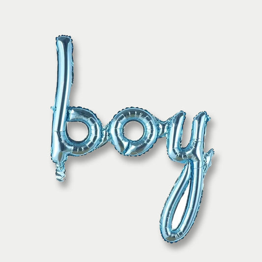 Blue boy  Foil Letter Balloon