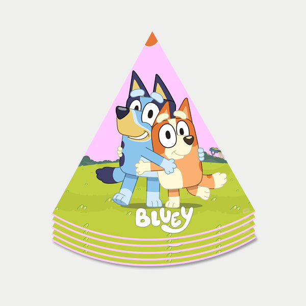 Bluey Paper Hats (Pink)