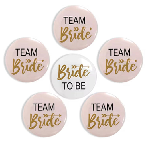Team Bride Badges Pack