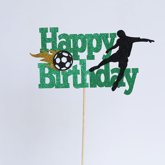 Soccer/ FootBall Cake Topper For A Boy