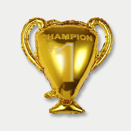Gold Cup Champion Trophy Foil Balloon