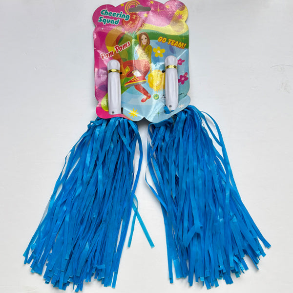 Cheer leading pom Poms Pastel Blue