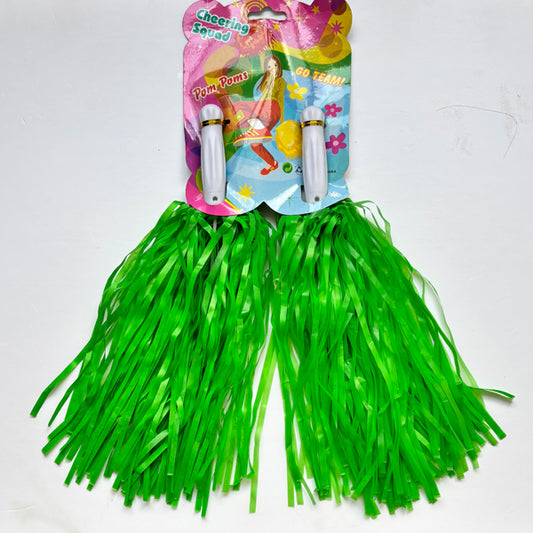 Cheer leading pom Poms Pastel Green