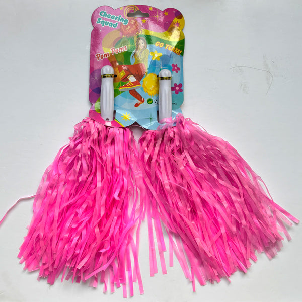 Cheer leading pom Poms Pastel Pink