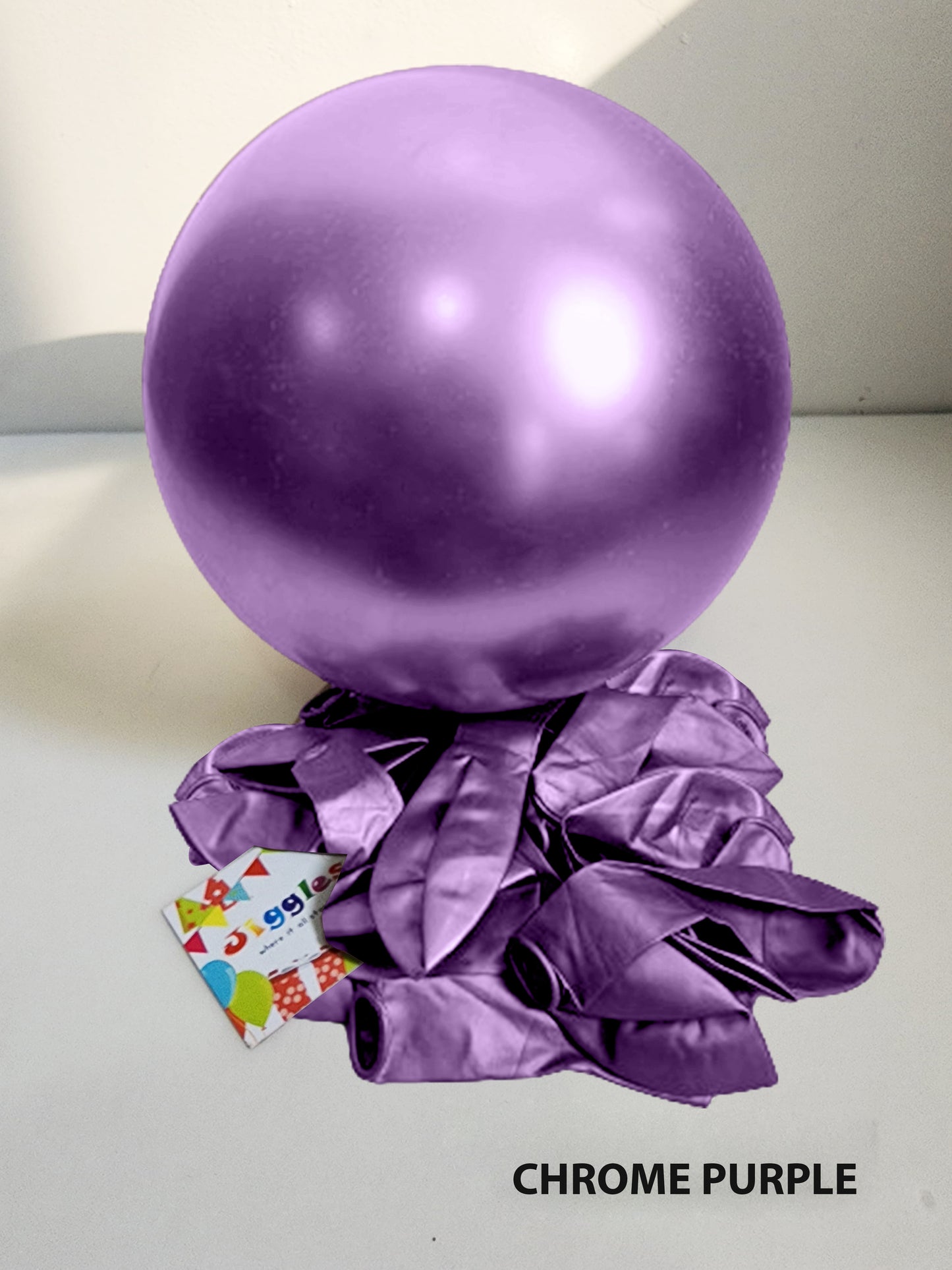 Chrome Purple Balloon