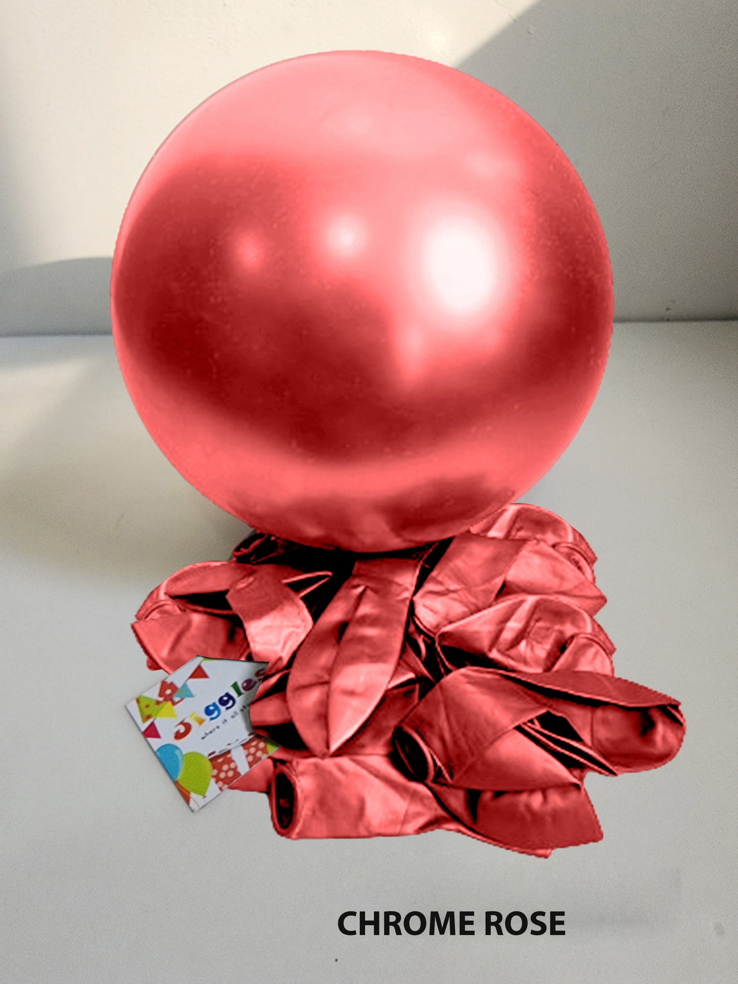 Chrome Rose Balloon