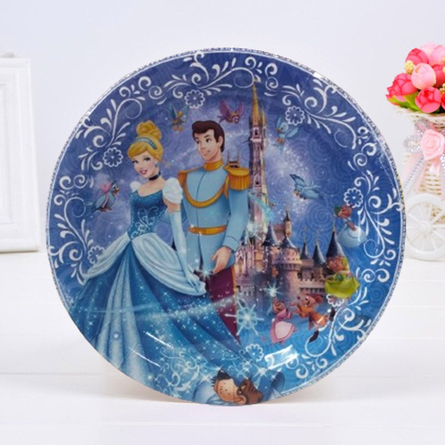 Disney Cinderella Theme Paper Plate