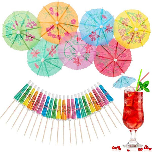 Colourful Design Cocktail Umbrellas