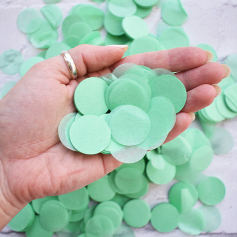 Confetti Pastel Green Balloon