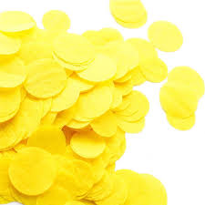 Confetti Yellow Balloon